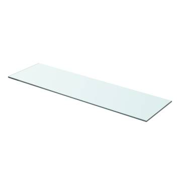 Clear Glass Shelf Panel 70x20 cm - Toughened & Durable