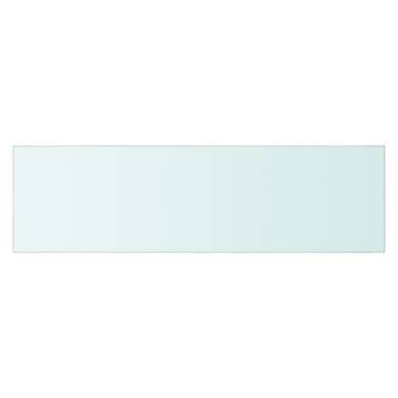 Clear Glass Shelf Panel 70x20 cm - Toughened & Durable