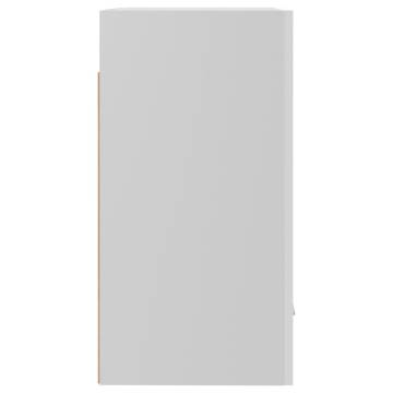 High Gloss White Hanging Cabinet | 50x31x60 cm - Hipo Market