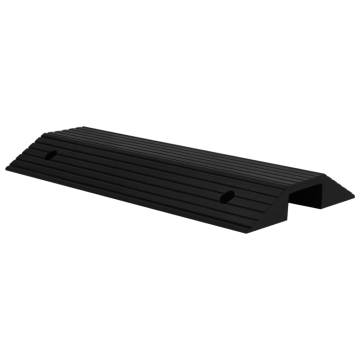 Rubber Bridge Threshold Ramp 80x40x8 cm - Durable & Non-slip