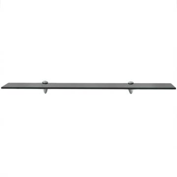 Stylish 80x20 cm Glass Floating Shelf - Functional Design