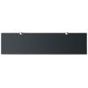 Stylish 80x20 cm Glass Floating Shelf - Functional Design