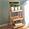 H&S Collection 3-Level Plant Rack - Stylish Wood Stand