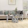 Nesting Tables 3 pcs Concrete Grey Engineered Wood Colour concrete grey Quantity in Package 3 