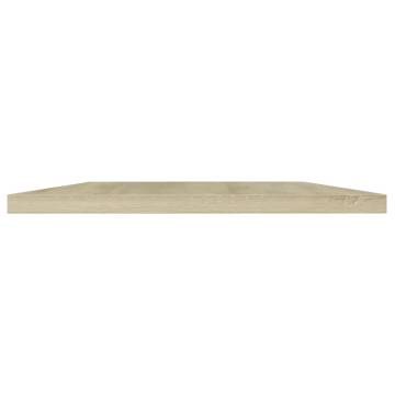 Bookshelf Boards - 4 pcs Sonoma Oak | Hipomarket