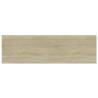 Bookshelf Boards - 4 pcs Sonoma Oak | Hipomarket