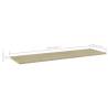 Bookshelf Boards - 4 pcs Sonoma Oak | Hipomarket