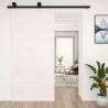 Barn Door White 100x1.8x214 cm Solid Wood Pine Colour white Size 100 x 1.8 x 214 cm Quantity in Package 1 