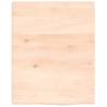 Untreated Solid Wood Bathroom Countertop | 40x50 cm