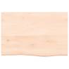 Untreated Solid Wood Bathroom Countertop - Stylish & Durable