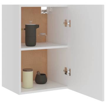 Hanging Cabinet White 39.5x31x60 cm - Space Saving Storage