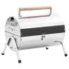 Portable Tabletop Charcoal BBQ Grill - Stainless Steel Charcoal Grill