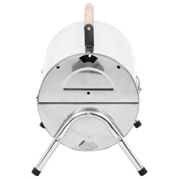 Portable Tabletop Charcoal BBQ Grill - Stainless Steel Charcoal Grill