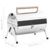 Portable Tabletop Charcoal BBQ Grill - Stainless Steel Charcoal Grill