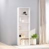 5-Tier Book Cabinet White 60x30x189 cm Engineered Wood Colour white Size 60 x 30 x 189 cm Quantity in Package 1 