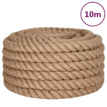 Jute Rope 10m Long 36mm Thick - Versatile & Durable