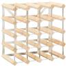 Elegant Wine Rack for 20 Bottles - Solid Pinewood Design