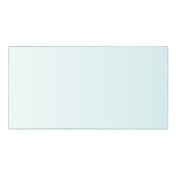 Shelf Panel Glass Clear 30x15 cm | Modern Display Solution