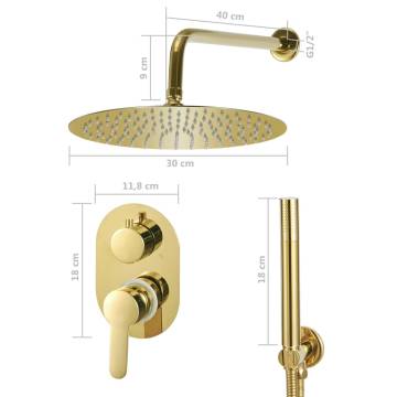 Elegant Gold Shower System - Stainless Steel 201