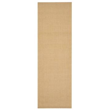 Natural Sisal Rug 80x250 cm - Durable & Eco-Friendly