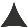 Sunshade Sail Oxford Fabric Triangular 4x5x5 m Anthracite Colour anthracite Size 4 x 5 x 5 m Quantity in Package 1 