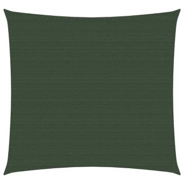 Dark Green Sunshade Sail 4.5x4.5m - Mould & UV Resistant