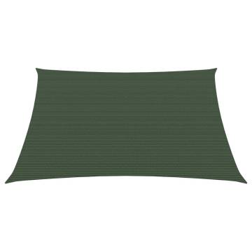 Dark Green Sunshade Sail 4.5x4.5m - Mould & UV Resistant