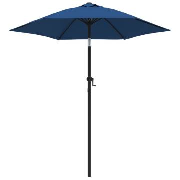 Elegant Blue Parasol 200x224 cm - UV Protection & Durability