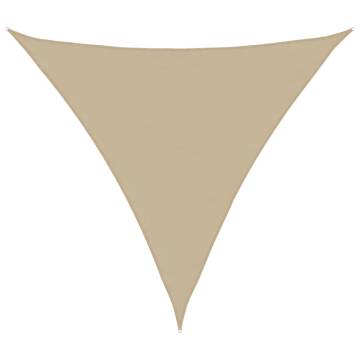 Sunshade Sail Oxford Fabric Triangular 3x3m - Beige