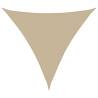 Sunshade Sail Oxford Fabric Triangular 3x3x3 m Beige Colour beige Size 3 x 3 x 3 m Quantity in Package 1 