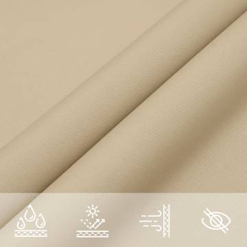 Sunshade Sail Oxford Fabric Triangular 3x3m - Beige