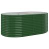 Garden Raised Bed Powder-Coated Steel 175x100x68 cm - Green