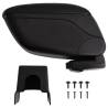 Car Armrest Black 13x31x(31-44) cm ABS Quantity in Package 1 Suitable for lada largus (2012-2018) 