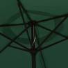 Elegant Green Parasol 200x224 cm - Aluminium | Hipo Market