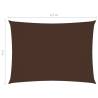 Sunshade Sail Oxford Fabric Rectangular 3x4.5m - Brown