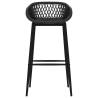 Bar Chairs Set of 2 – Stylish Black Design for Your Space