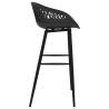 Bar Chairs Set of 2 – Stylish Black Design for Your Space