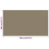 Tent Carpet Taupe 400x700 cm HDPE for Comfortable Camping