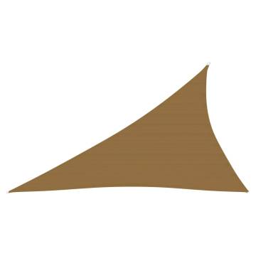 Taupe Sunshade Sail 3x4x5 m HDPE - UV & Mould Resistant