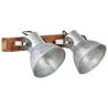 Industrial Wall Lamp Silver 45x25 cm E27 - Stylish Lighting