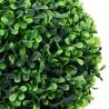 Artificial Boxwood Plants - 2 pcs Ball Shaped Green 27 cm