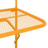 Yellow Balcony Table 60x40 cm Steel - Space-saving Design