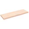 Wall Shelf 60x20x2 cm Untreated Solid Wood Oak Colour natural Size 60 x 20 x 2 cm Quantity in Package 1 Number of Pieces 