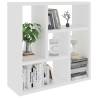 Stylish White Wall Shelf - 45.1x16 cm - Engineered Wood