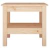 Elegant Solid Pine Coffee Table - 45x45x40 cm | HipoMarket