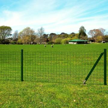 Euro Fence Steel 10x1.5 m Green | Durable & Easy to Install