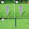 Euro Fence Steel 10x1.5 m Green | Durable & Easy to Install