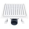 18x18 cm Stainless Steel Shower Drain – Smart Design & Easy Clean