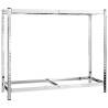 2-Layer Tire Racks | 110x40x110 cm Steel | 2 pcs Silver