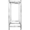 2-Layer Tire Racks | 110x40x110 cm Steel | 2 pcs Silver